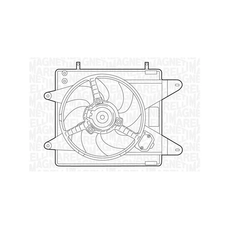 Ventilateur, refroidissement du moteur MAGNETI MARELLI 069422006010