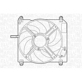 Ventilateur, refroidissement du moteur MAGNETI MARELLI