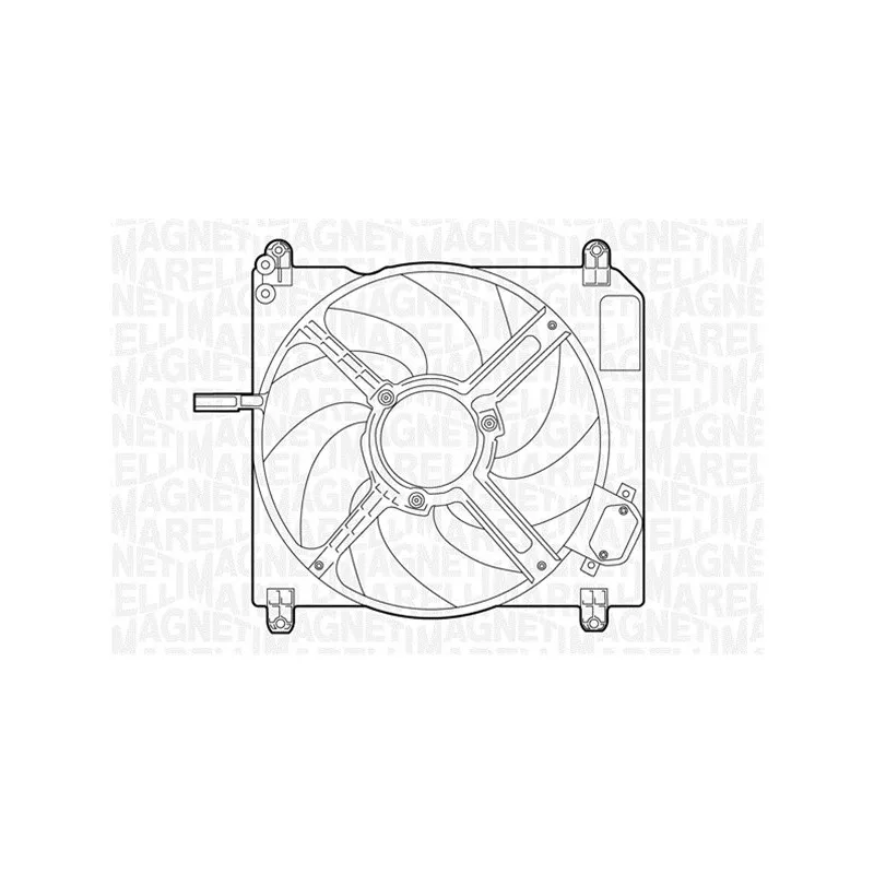 Ventilateur, refroidissement du moteur MAGNETI MARELLI 069422007010
