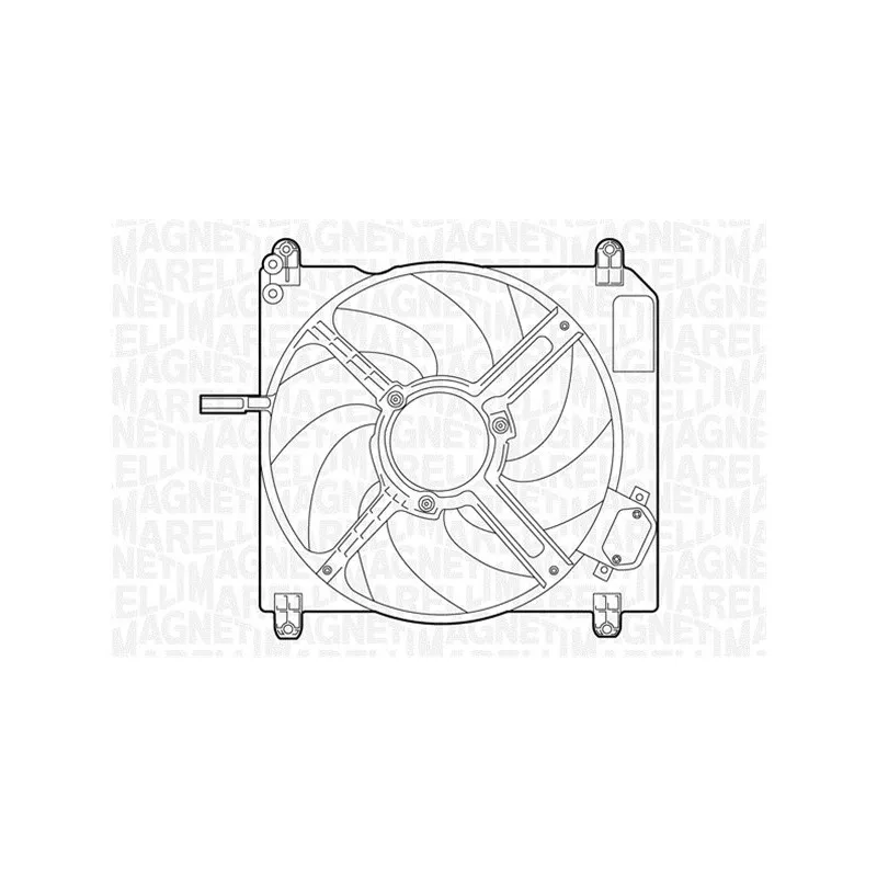 Ventilateur, refroidissement du moteur MAGNETI MARELLI 069422008010