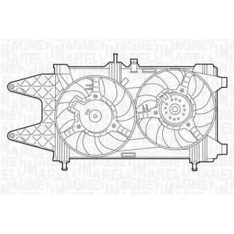 Ventilateur, refroidissement du moteur MAGNETI MARELLI