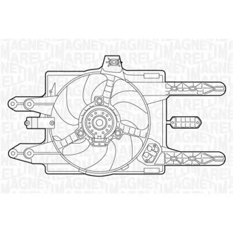 Ventilateur, refroidissement du moteur MAGNETI MARELLI 069422018010