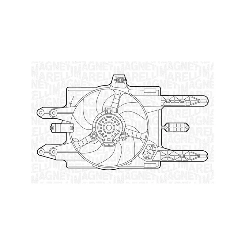 Ventilateur, refroidissement du moteur MAGNETI MARELLI 069422018010