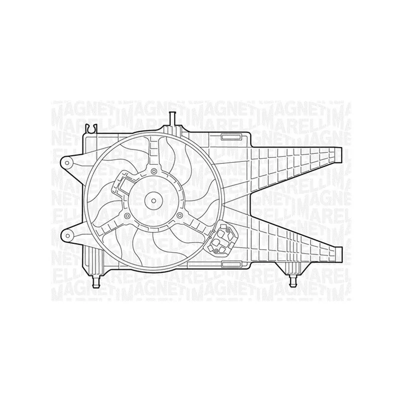 Ventilateur, refroidissement du moteur MAGNETI MARELLI 069422020010