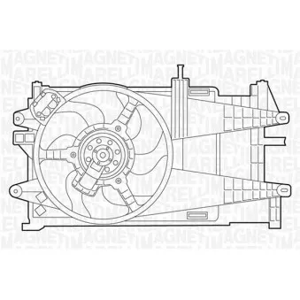 Ventilateur, refroidissement du moteur MAGNETI MARELLI