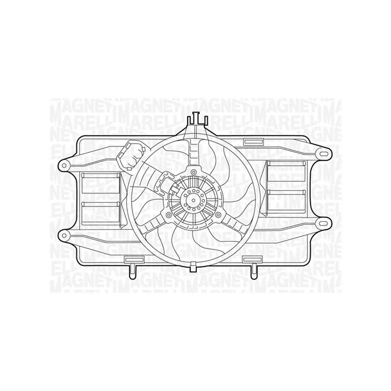 Ventilateur, refroidissement du moteur MAGNETI MARELLI 069422024010
