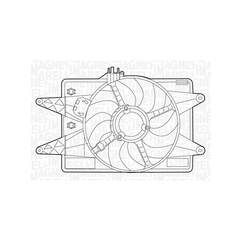 Ventilateur, refroidissement du moteur MAGNETI MARELLI 069422026010