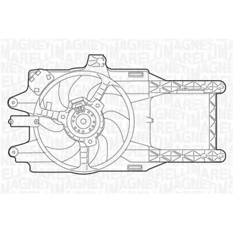 Ventilateur, refroidissement du moteur MAGNETI MARELLI 069422027010