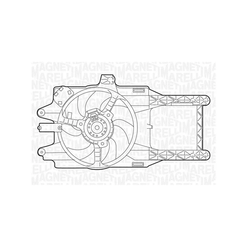 Ventilateur, refroidissement du moteur MAGNETI MARELLI 069422027010