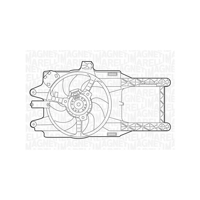 Ventilateur, refroidissement du moteur MAGNETI MARELLI 069422028010