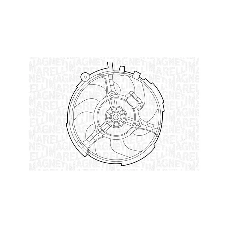 Ventilateur, refroidissement du moteur MAGNETI MARELLI 069422030010