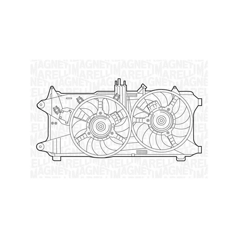 Ventilateur, refroidissement du moteur MAGNETI MARELLI 069422034010