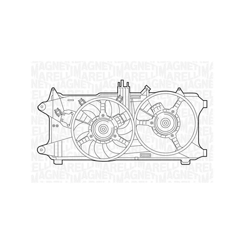 Ventilateur, refroidissement du moteur MAGNETI MARELLI 069422036010