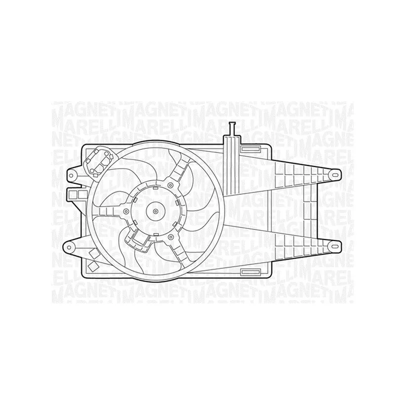 Ventilateur, refroidissement du moteur MAGNETI MARELLI 069422037010