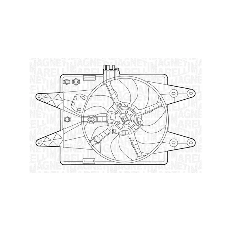 Ventilateur, refroidissement du moteur MAGNETI MARELLI 069422040010