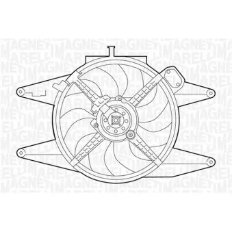 Ventilateur, refroidissement du moteur MAGNETI MARELLI 069422041010