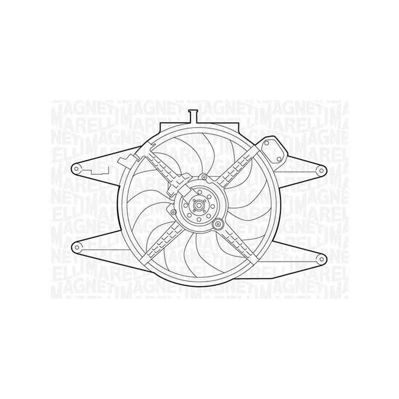 Ventilateur, refroidissement du moteur MAGNETI MARELLI 069422041010