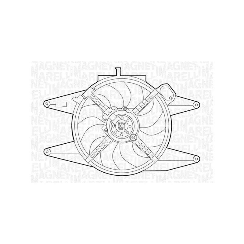 Ventilateur, refroidissement du moteur MAGNETI MARELLI 069422042010