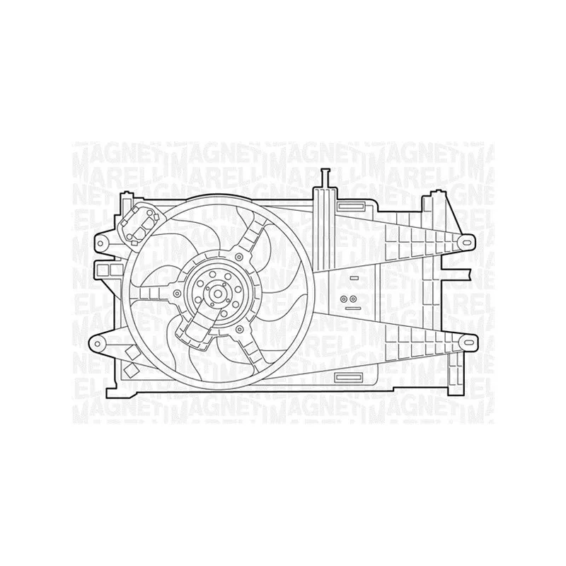 Ventilateur, refroidissement du moteur MAGNETI MARELLI 069422044010