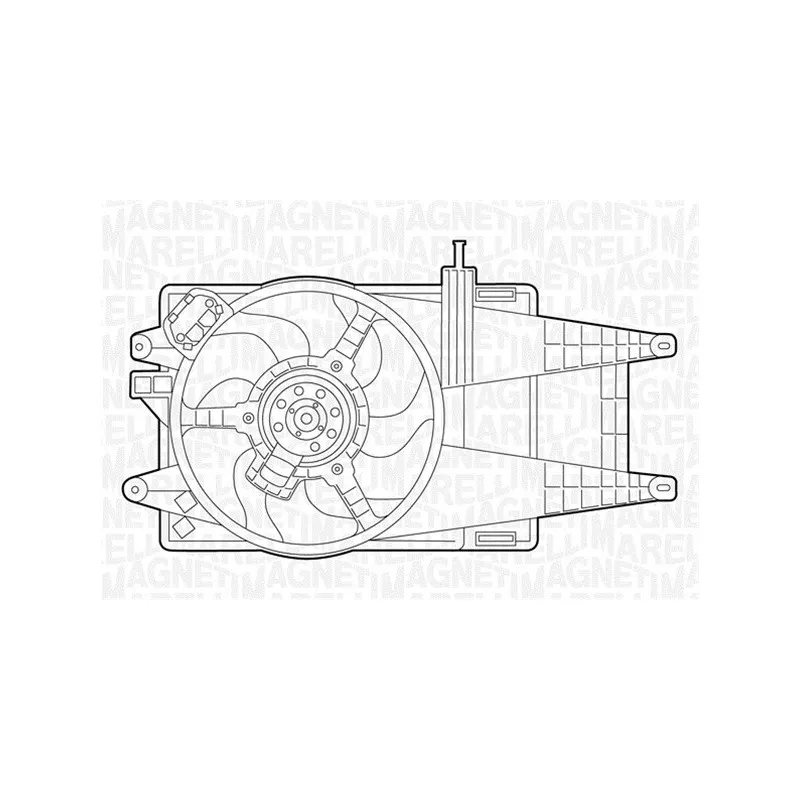 Ventilateur, refroidissement du moteur MAGNETI MARELLI 069422045010