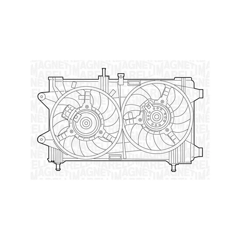 Ventilateur, refroidissement du moteur MAGNETI MARELLI 069422046010
