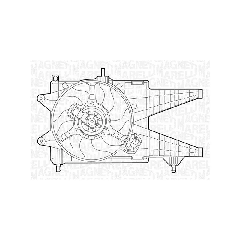 Ventilateur, refroidissement du moteur MAGNETI MARELLI 069422047010