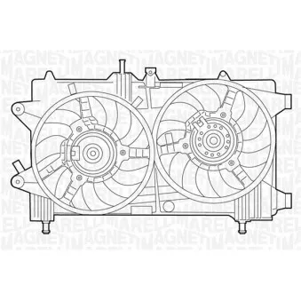 Ventilateur, refroidissement du moteur MAGNETI MARELLI
