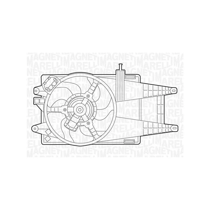 Ventilateur, refroidissement du moteur MAGNETI MARELLI 069422049010