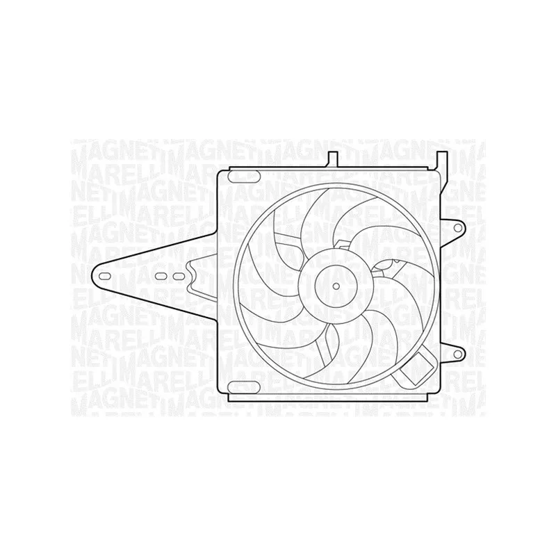 Ventilateur, refroidissement du moteur MAGNETI MARELLI 069422202010