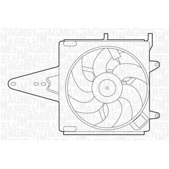 Ventilateur, refroidissement du moteur MAGNETI MARELLI 069422203010