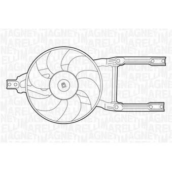 Ventilateur, refroidissement du moteur MAGNETI MARELLI 069422204010