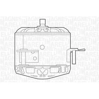 Ventilateur, refroidissement du moteur MAGNETI MARELLI 069422213010