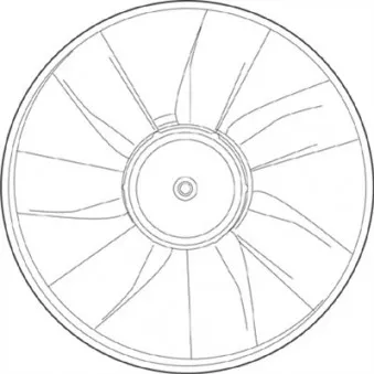 Ventilateur, refroidissement du moteur MAGNETI MARELLI 069422218010