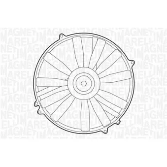 Ventilateur, refroidissement du moteur MAGNETI MARELLI 069422231010