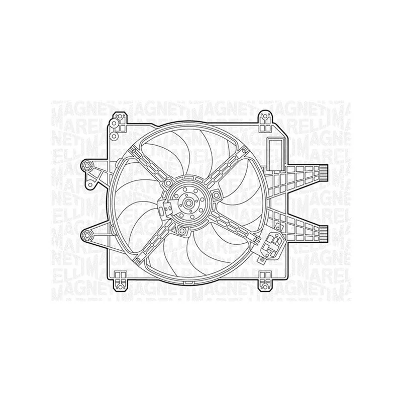 Ventilateur, refroidissement du moteur MAGNETI MARELLI 069422237010