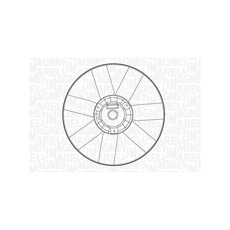 Ventilateur, refroidissement du moteur MAGNETI MARELLI 069422260010