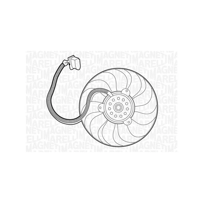 Ventilateur, refroidissement du moteur MAGNETI MARELLI 069422261010