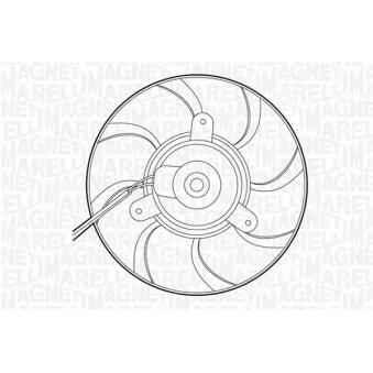 Ventilateur, refroidissement du moteur MAGNETI MARELLI 069422262010