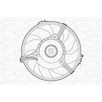 Ventilateur, refroidissement du moteur MAGNETI MARELLI