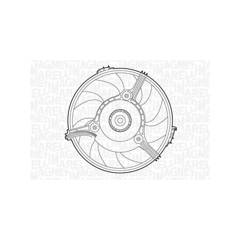 Ventilateur, refroidissement du moteur MAGNETI MARELLI 069422263010