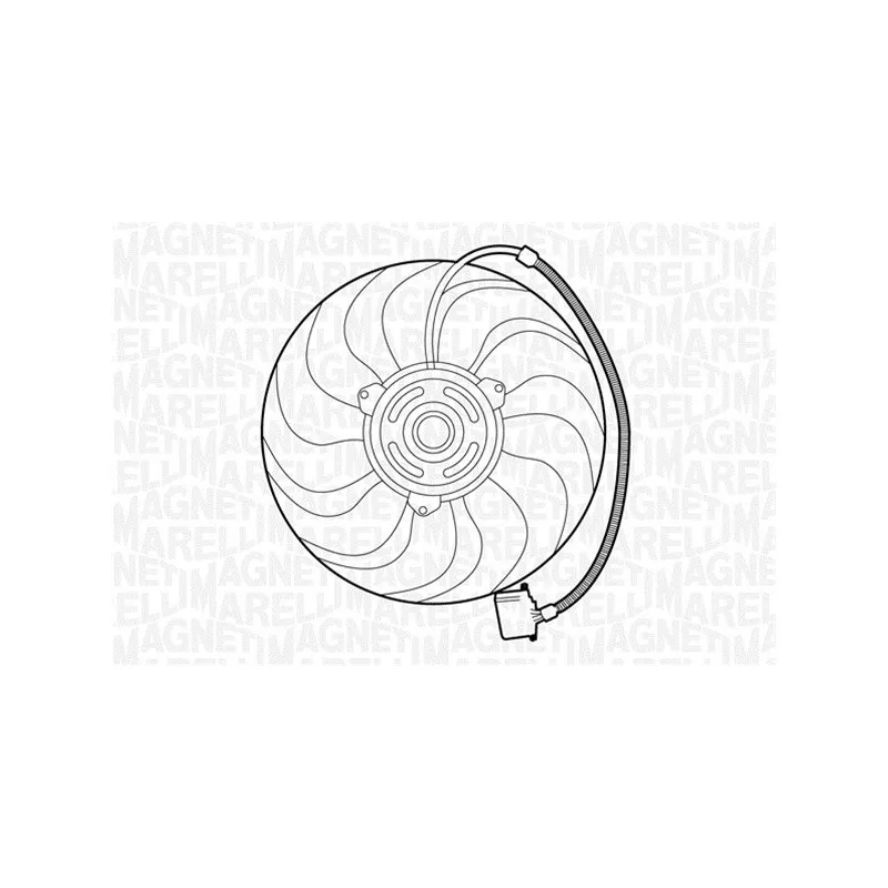 Ventilateur, refroidissement du moteur MAGNETI MARELLI 069422270010