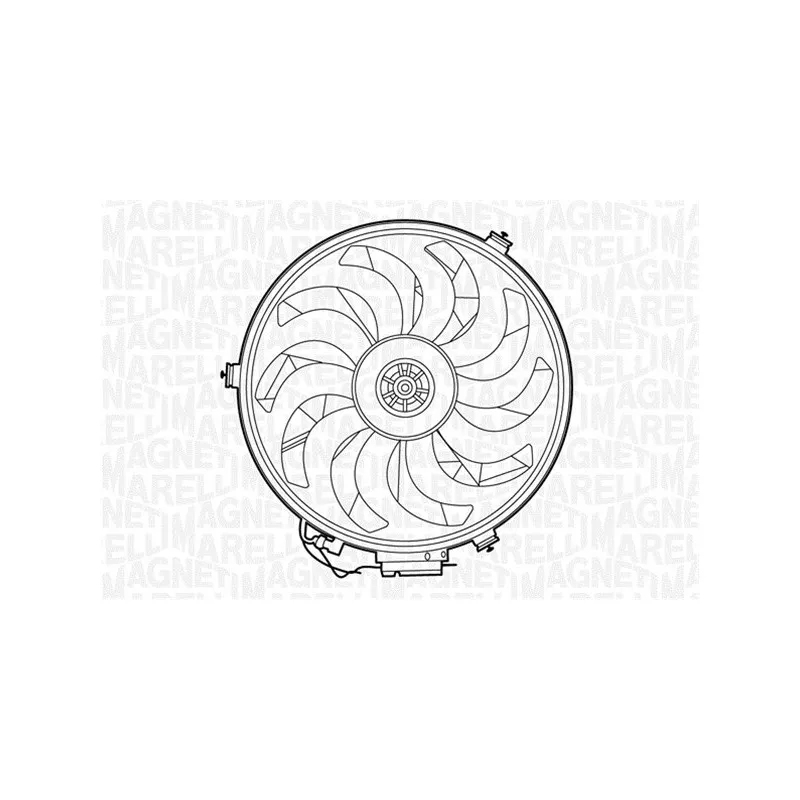 Ventilateur, refroidissement du moteur MAGNETI MARELLI 069422275010