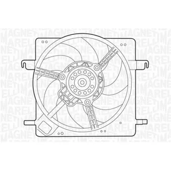 Ventilateur, refroidissement du moteur MAGNETI MARELLI