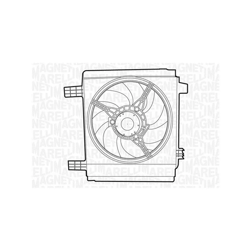 Ventilateur, refroidissement du moteur MAGNETI MARELLI 069422364010