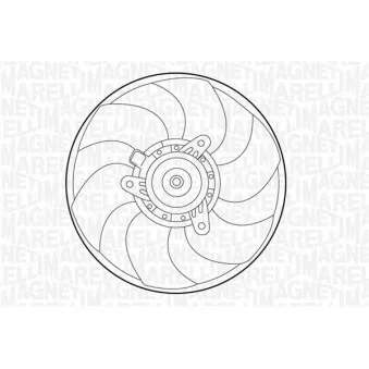 Ventilateur, refroidissement du moteur MAGNETI MARELLI 069422372010