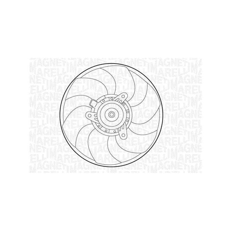 Ventilateur, refroidissement du moteur MAGNETI MARELLI 069422372010