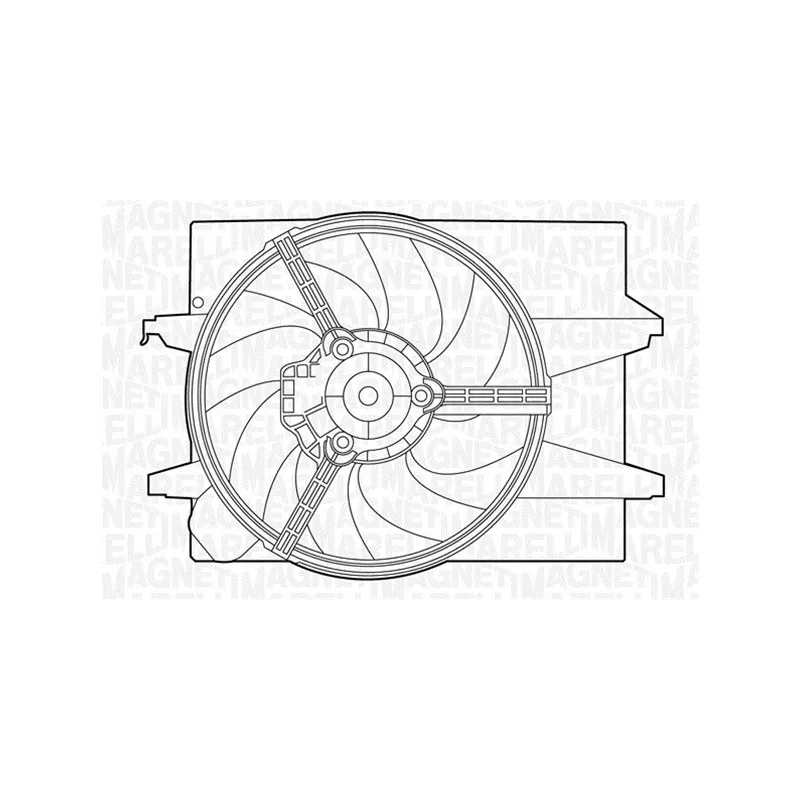 Ventilateur, refroidissement du moteur MAGNETI MARELLI 069422395010
