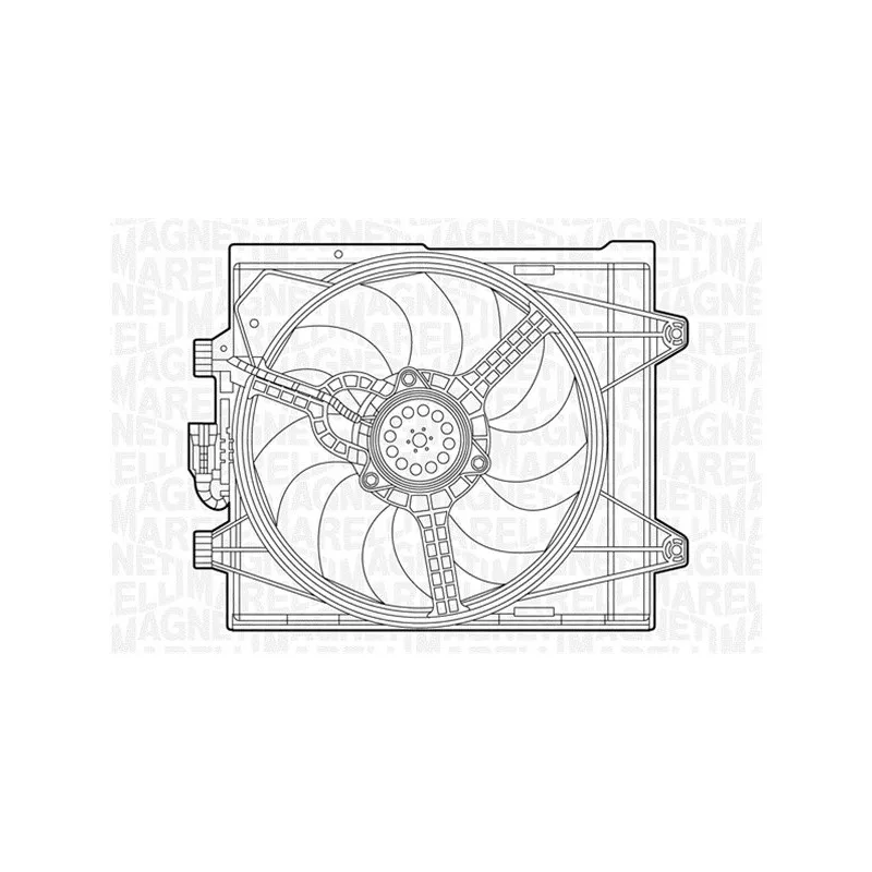 Ventilateur, refroidissement du moteur MAGNETI MARELLI 069422448010