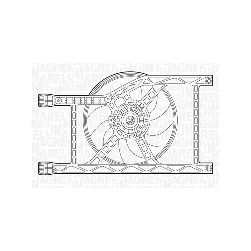 Ventilateur, refroidissement du moteur MAGNETI MARELLI 069422449010