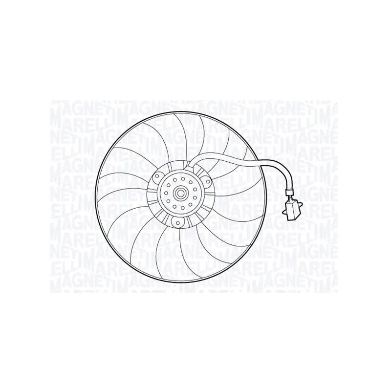 Ventilateur, refroidissement du moteur MAGNETI MARELLI 069422476010